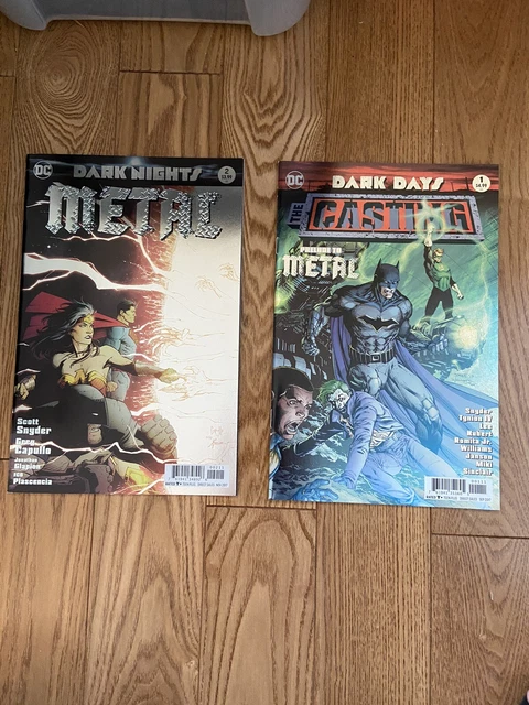 Dark Nights Metal #2 & Dark Days Casting #1 1st Batman Who Laughs Cameos DC