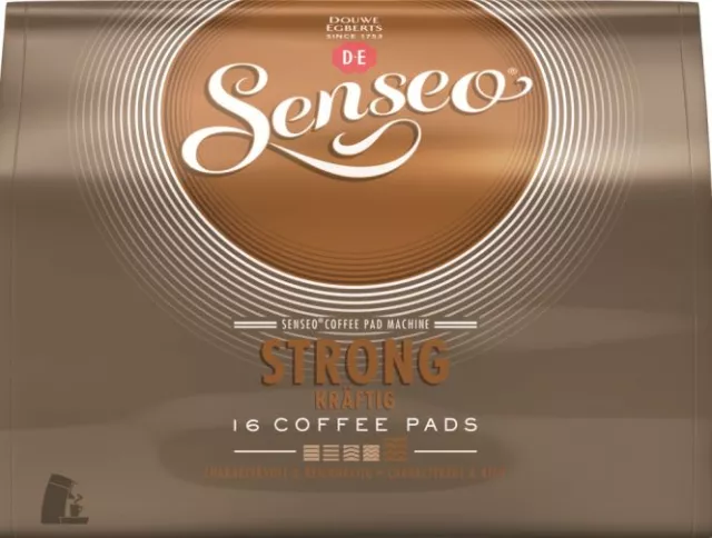 2 x 16 Senseo Coffee Pods Strong Douwe Egberts New from Germany