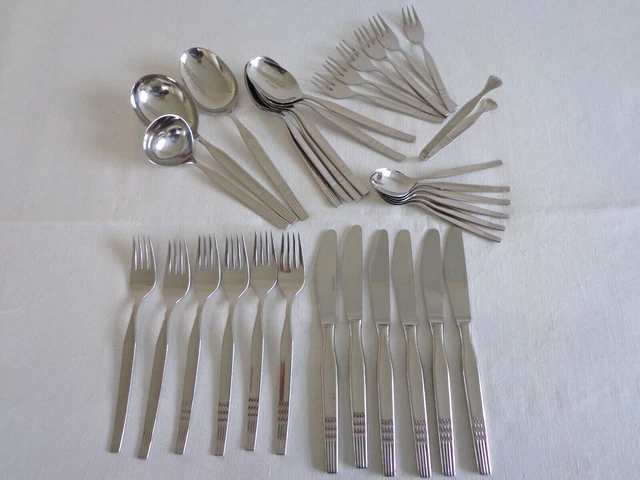 Was Bedeutet 18 8 Auf Besteck AUERHAHN SKANDINA Edelstahl 18/8 Besteck für 6 Personen