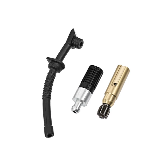 2 Conjunto Bomba Aceite Filtro Aceite Línea Aceite Tubo Manguera para Motosierra