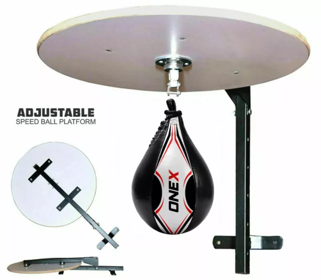 Adult Platform Speed Ball  Swivel Heavy Duty  Boxing  Fitness Training Exercise