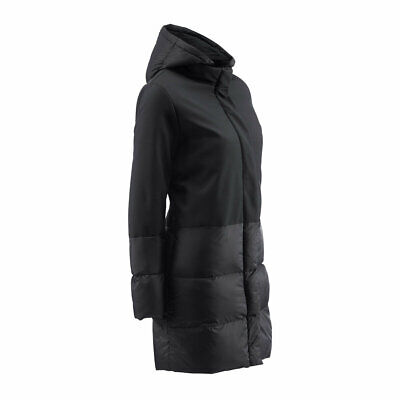 LUMBERJACK OLIVIA piumino donna cappuccio nero 42 44 46 48 giaccone cappotto top