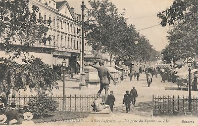 TOULOUSE - Allees Lafayette Vue Prise du Square - France - 1914