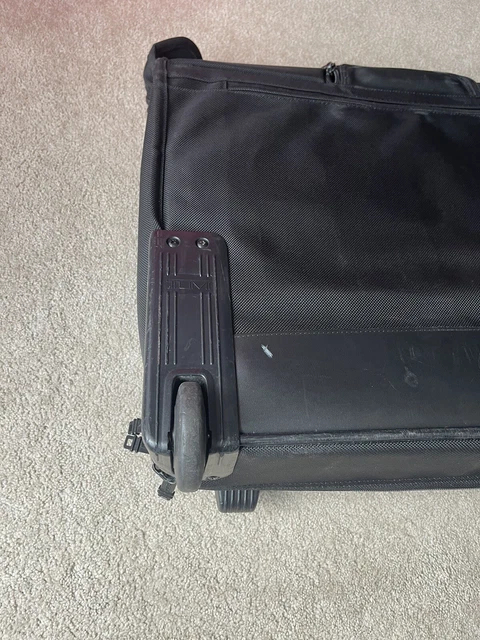 Tumi Black Alpha Ballistic Nylon Long Wheeled Garment Bag Luggage Travel 2242D3 10