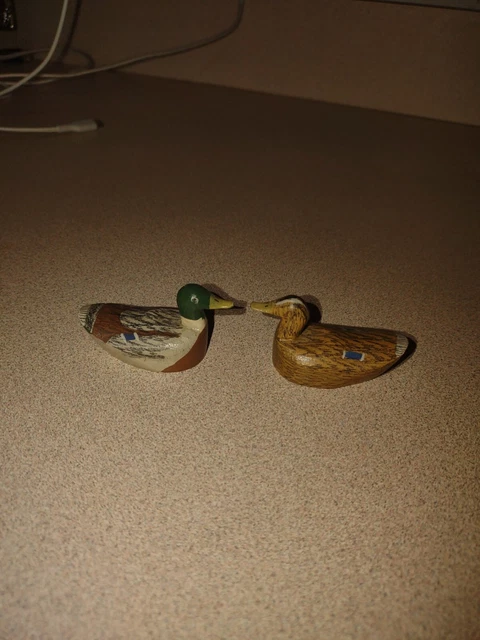 Hand Carved Miniature Mallard Decoy Mardela MD Rare