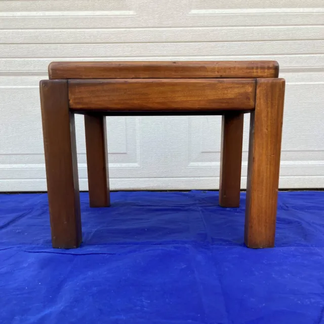 Lane Mid Century Modern Wood End Table or Footstool Altavista