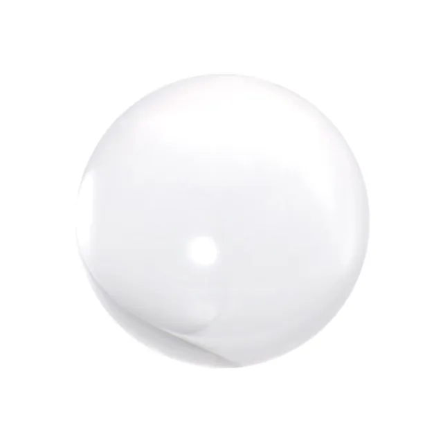 70mm Diametro sfera acrilica trasparente/sfera trasparente ornamento 2.8 "