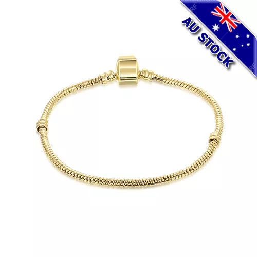 Genuine 18K Gold Filled GF Cable Twisted Solid Bracelet With Clasp