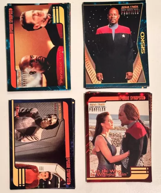 Deep Space Nine Profiles Complete  Cards Set , 1997