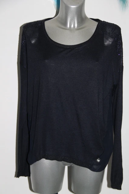 joli pull fin maille fine et voile Le Temps des Cerises Taille M parfait état