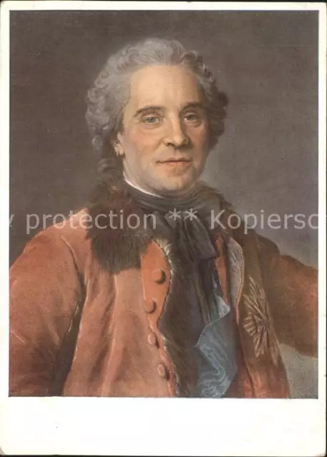 71556128 Persoenlichkeiten Graf Moritz von Sachsen Kuenstlerkarte Maurice Quenti