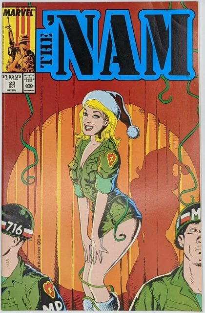 'Nam (1988) MARVEL COMICS #23 COPPER AGE VIENTNAM WAR FN+