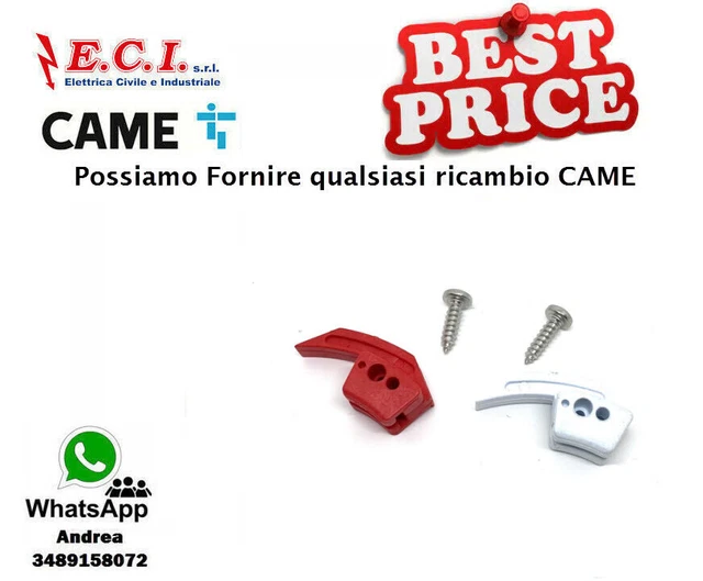 Confezione Di Tappi e Meccanismi CAME 001TMF6W TMF6W Confezione Di Tappi e Meccanismi CAME 001TMF6W TMF6W