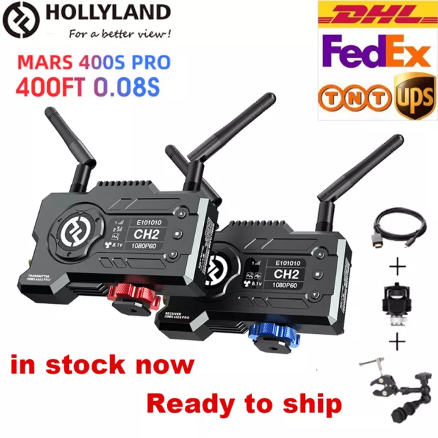 DHL Hollyland Mars 400S Pro 400ft 1080p HDMI SDI 5G Wireless Transmission System