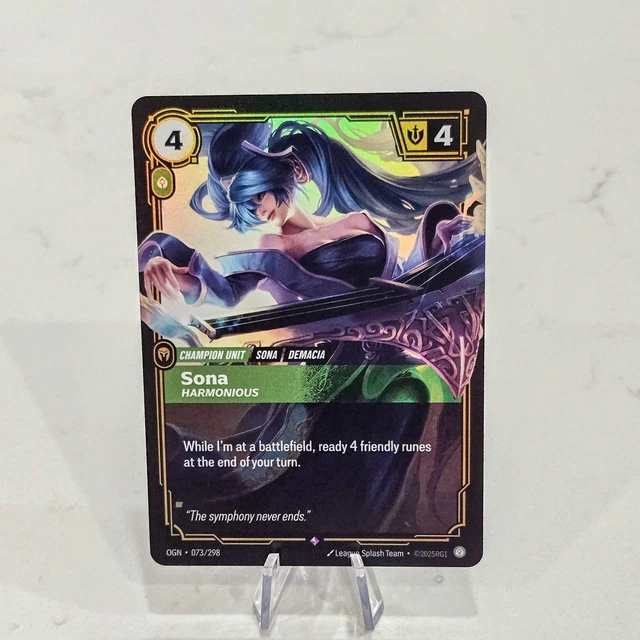 RIFTBOUND TCG - Sona - Harmonious (Foil, Rare) | Origins 073/298 $6.24 ...