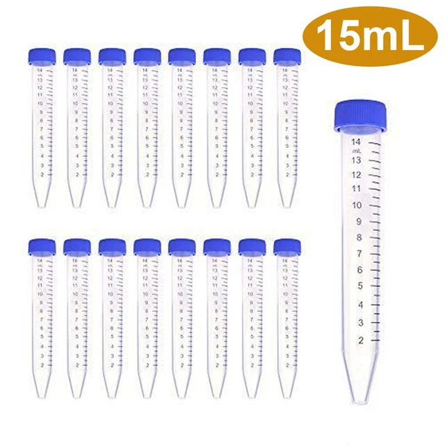 Lot De 20 Tubes à Essai Verre Borosilicate 10 Ml - Bouchons à Vis Noirs, Diamètre 16x100 Mm
