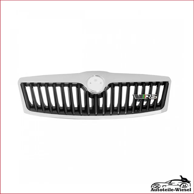 Skoda Original Kühlergrill Octavia RS 245 Facelift - Schwarz Glänzend Für Modelle Ab 2018