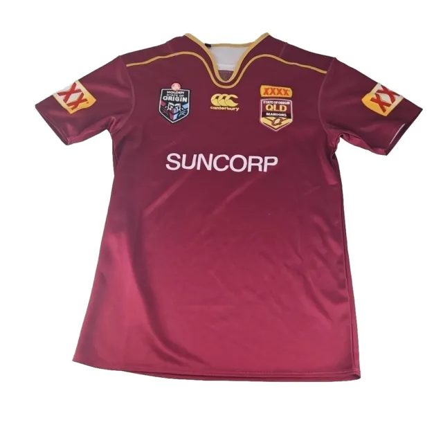 Queensland State of Origin Jersey Mens Small Maroons Canterbury NRL Size Small