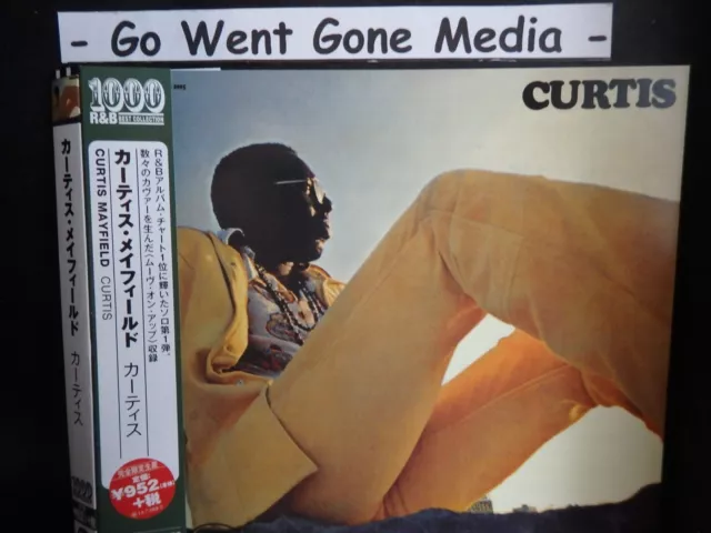 CURTIS MAYFIELD - Curtis - Japan-CD Warner mit OBI-Strip