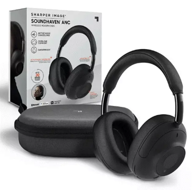 SoundHaven Active Noise Cancelling Over Ear Headphones