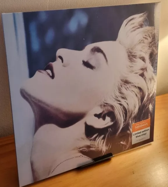 Madonna True Blue Sainsbury UK Exclusive Limited Edition Blue Vinyl. Sealed