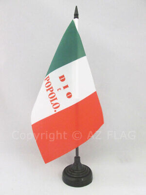 Italie 14 x 21 cm AZ FLAG Drapeau de Table Latium 21x14cm Lazio Petit Drapeaux DE Bureau Romain 