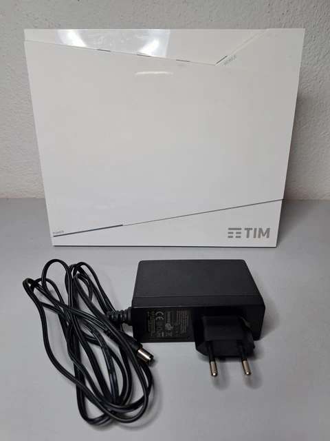 SMART MODEM ROUTER TIM Wi-Fi per FIBRA SERCOM AG COMBO con alimentatore ...