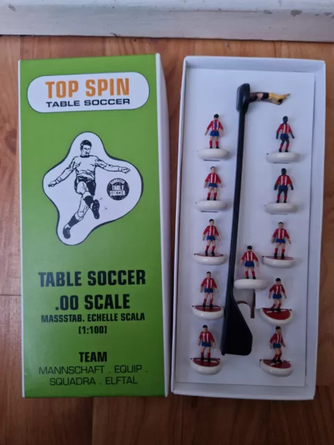 Complete Top Spin Table Soccer Subbuteo Classic Paraguay Football Team