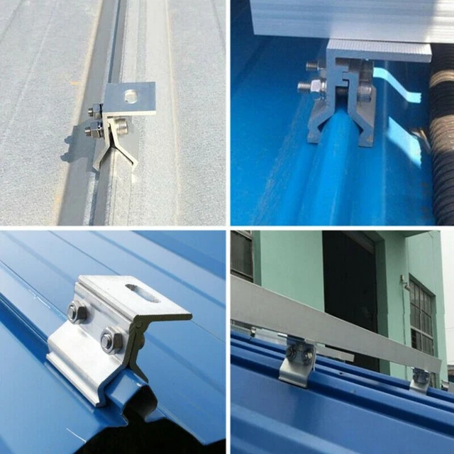 Spark 7PC Staffe Di Montaggio Per Pannelli Solari: Angolari E Laterali In ABS Per Camper, Barche E Tetti, Senza Fori