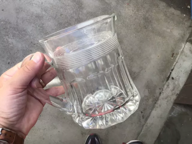 Carafe En Verre Fumé - Vintage Pour Eau Ou Orangeade