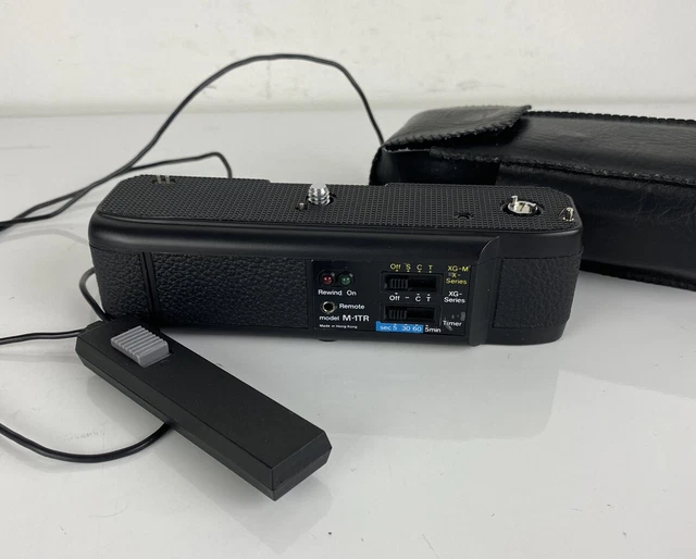 Bobinador de alimentación M-1TR para serie Minolta XG-MX con cable y estuche