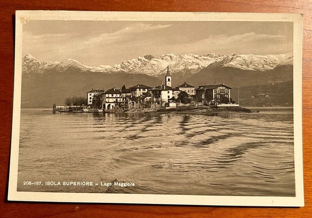 Cartolina Isola Superiore - Lago Maggiore