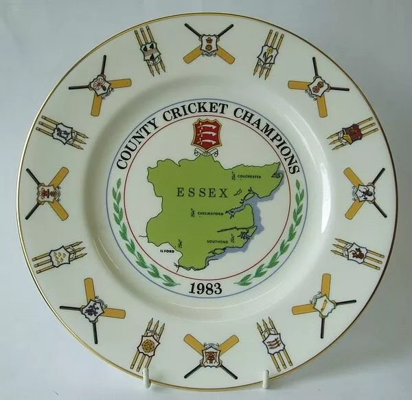 Essex County Cricket Champions Plate 1983