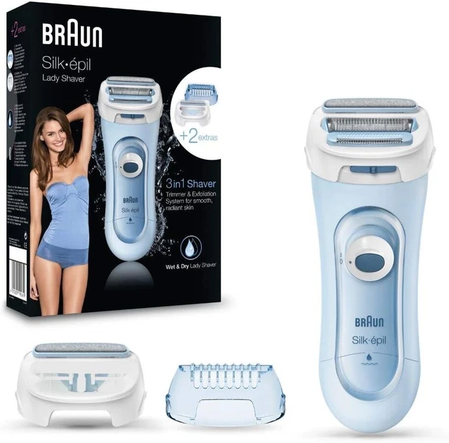 Braun Silk-epil Lady Shaver 5-160 3-in-1 Wireless Wet&Dry Donna Elettrica