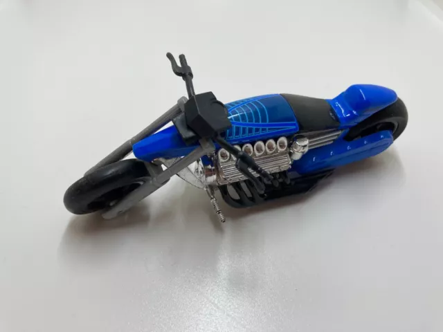 MOTO Street Power Ferenzo V3134 Bleu Noir HOT WHEELS MATTEL MINIATURE JOUET TOY