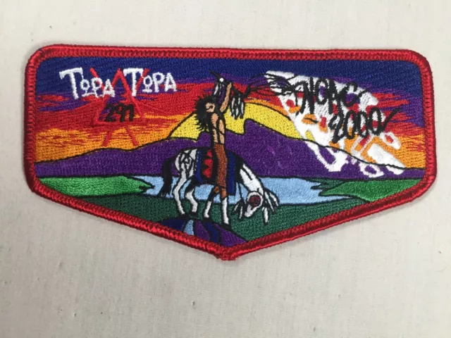 Topa topa OA Lodge 291 2000 NOAC Flap BSA Patch