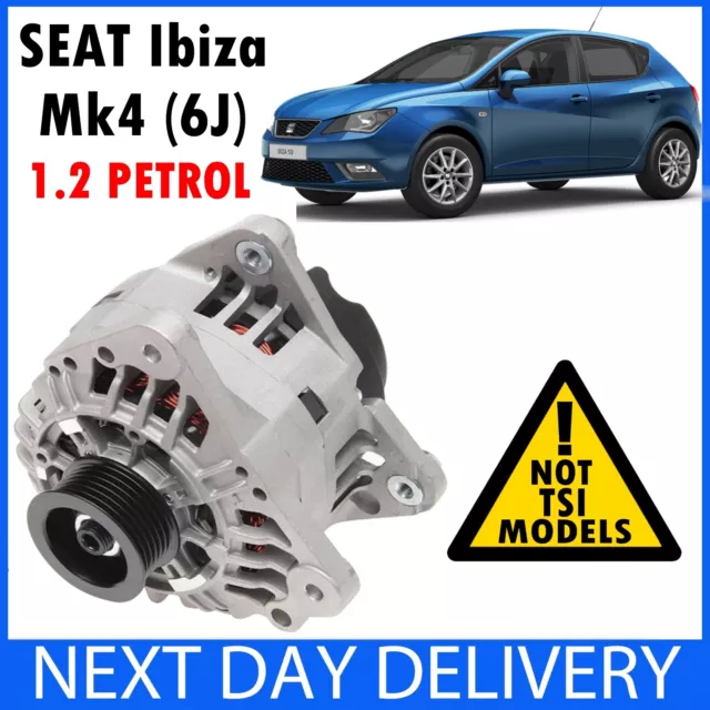 SEAT Ibiza 6J Mk4 Mk5 1.2 Petrol 2008-2017 Brand New 90amp Alternator  MK V