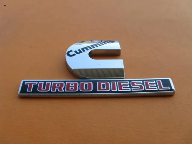 Dodge Ram Turbo Diesel Cummins Side Fender Door Emblem Logo Badge Sign A34240