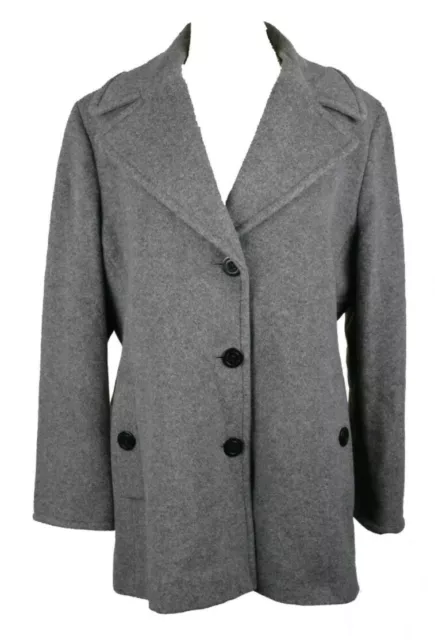 CALVIN KLEIN - Precious Fiber Blend Ladies Wool And Cashmere Coat Size Uk S  £ - PicClick UK