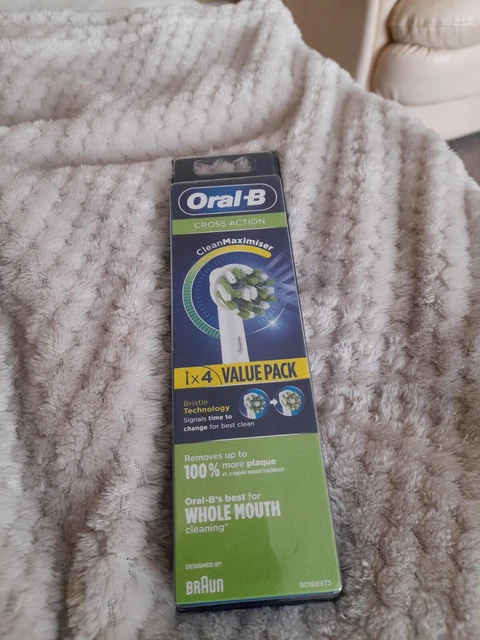 Cabezales de cepillo de dientes eléctrico Oral-B CrossAction - paquete de 4