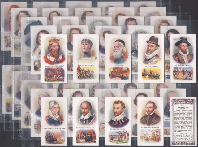 Pattreiouex-Full Set- Builders Of The British Empire 1929 (50 Cards)Excellent+++