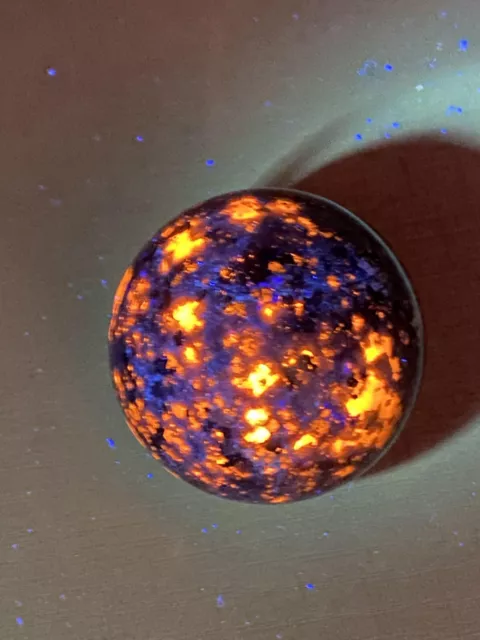 1pc Natural Yooperite Ball Quartz Crystal Polished Sphere reiki 45mm+ healing