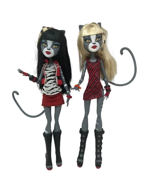 Monster High Doll Werecat Twins Sisters Meowlody & Purrsephone