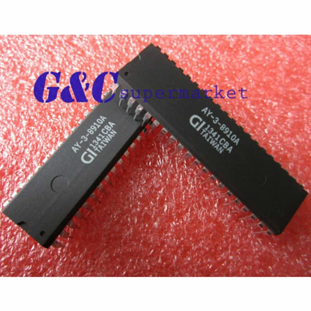 1PCS AY38910A PROGRAMMABLE Sound Generator IC DIP40 NEW GOOD QUALITY