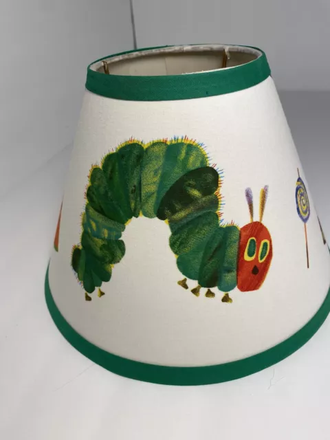 New Vintage Eric Carle’s The Very Hungry Caterpillar Lampshade Nursery Rare HTF