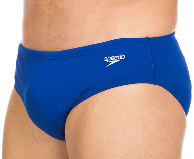 SPEEDO Mens 5cm Lycra Briefs Swimwear Blue Laguna Sports Size 4XL, 24, 110cm 44"