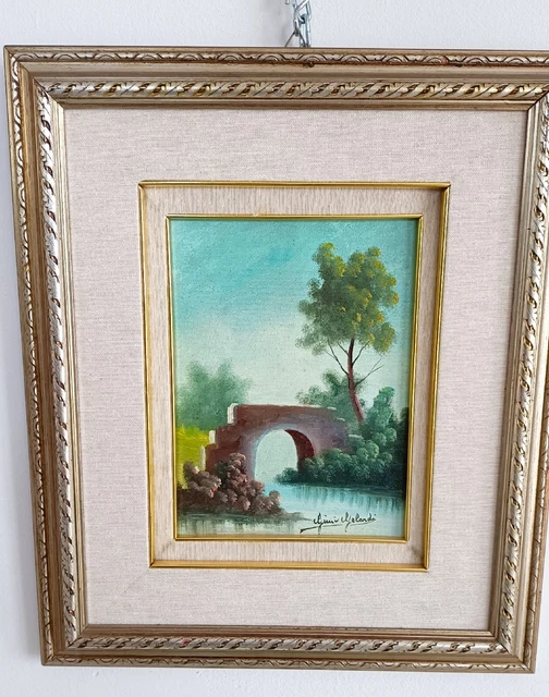 Olio Su Tela.Firmato
