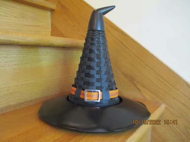 Longaberger Witch's Hat Basket & Base Halloween fun! black *shipping included!*