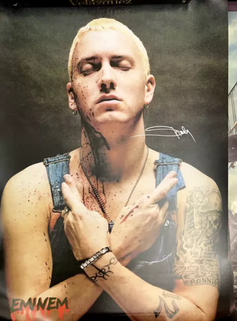 Signed Collectible Autographs  Eminem    Movie  Poster