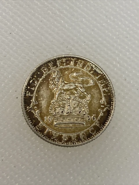 1926 Great Britain 6 Pence D1